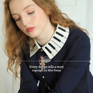 Kitten Melody Dress (Navy)